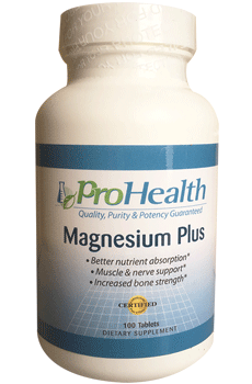 Magnesium Plus - 200 Mg, 100 Tablets by ProHealth